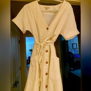White moon river dress